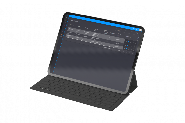 eCOUNT TRIP | Ansicht am Tablet